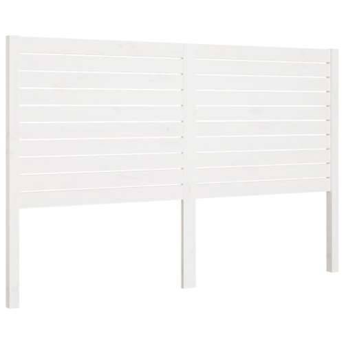 Uzglavlje za krevet bijelo 206 x 4 x 100 cm od masivne borovine - Bijela 206 x 100 cm 1 Cijena