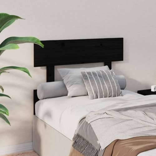 Uzglavlje za krevet crno 103,5 x 3 x 81 cm od masivne borovine - Crna 103.5 x 81 cm 1 Cijena