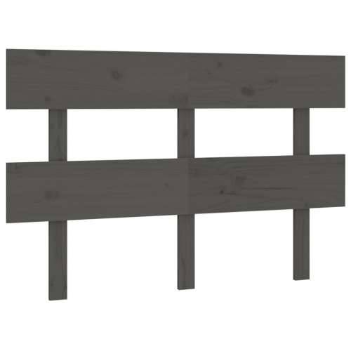 Uzglavlje za krevet sivo 138 x 3 x 81 cm od masivne borovine - Siva 138 x 81 cm 1 Cijena