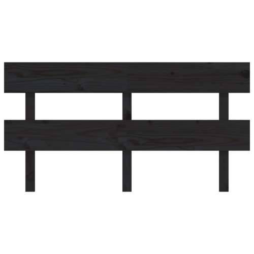 Uzglavlje za krevet crno 164 x 3 x 81 cm od masivne borovine - Crna 164 x 81 cm 1 Cijena