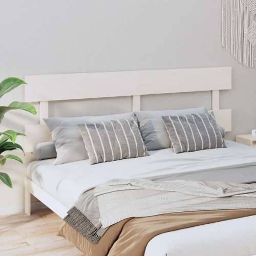 Uzglavlje za krevet bijelo 184 x 3 x 81 cm od masivne borovine - Bijela 184 x 81 cm 1 Cijena