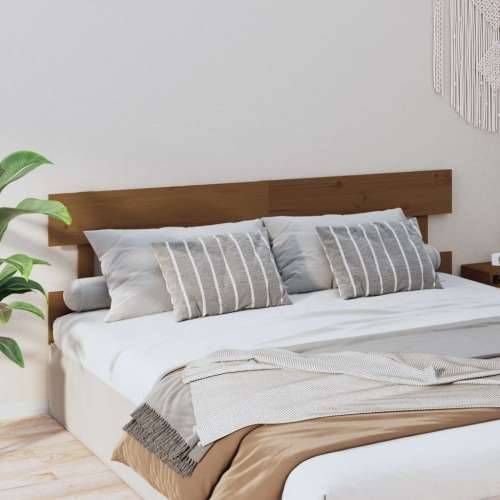 Uzglavlje za krevet boja meda 184 x 3 x 81 cm masivna borovina Cijena