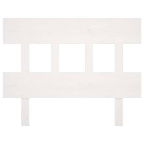Uzglavlje za krevet bijelo 103,5x3x81 cm od masivne borovine - Bijela 103.5 x 81 cm 1 Cijena