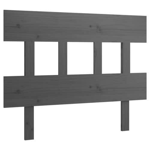 Uzglavlje za krevet sivo 103,5 x 3 x 81 cm od masivne borovine Siva 103.5 x 81 cm 1 Cijena