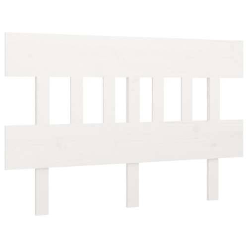 Uzglavlje za krevet bijelo 138,5x3x81 cm od masivne borovine Bijela 138.5 x 81 cm 1 Cijena