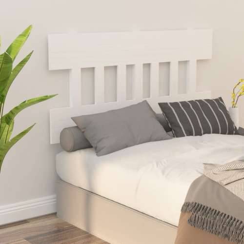Uzglavlje za krevet bijelo 138,5x3x81 cm od masivne borovine Bijela 138.5 x 81 cm 1 Cijena