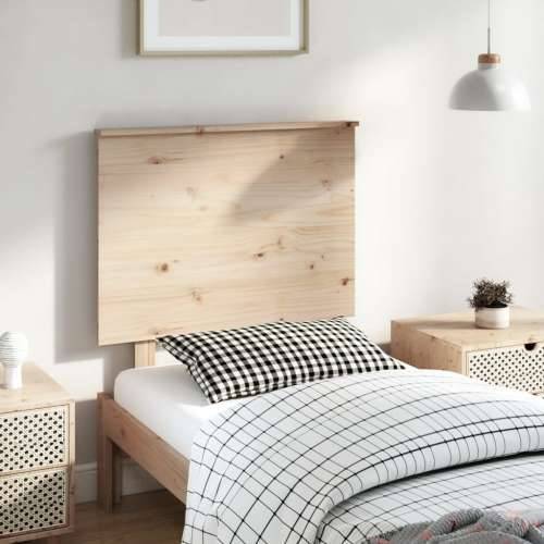 Uzglavlje za krevet 79 x 6 x 82,5 cm od masivne borovine - Prirodna 79 x 82.5 cm 1 Cijena