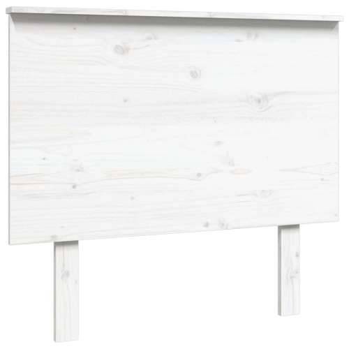 Uzglavlje za krevet bijelo 94 x 6 x 82,5 cm od masivne borovine - Bijela 94 x 82.5 cm 1 Cijena