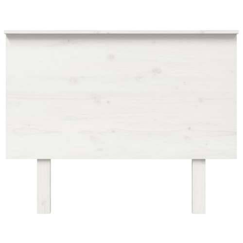 Uzglavlje za krevet bijelo 104x6x82,5 cm od masivne borovine - Bijela 104 x 82.5 cm 1 Cijena