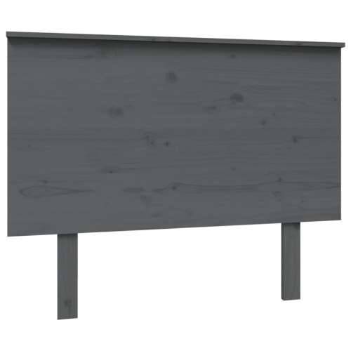 Uzglavlje za krevet sivo 104 x 6 x 82,5 cm od masivne borovine - Siva 104 x 82.5 cm 1 Cijena