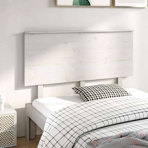 Uzglavlje za krevet bijelo 139x6x82,5 cm od masivne borovine - Bijela 139 x 82.5 cm 1 Cijena