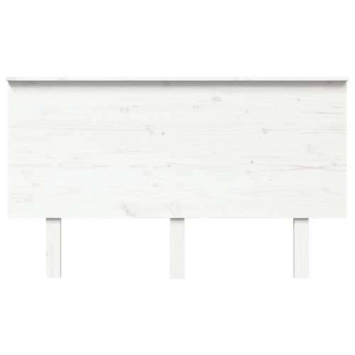 Uzglavlje za krevet bijelo 139x6x82,5 cm od masivne borovine - Bijela 139 x 82.5 cm 1 Cijena