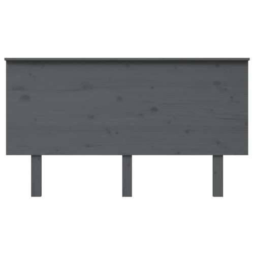 Uzglavlje za krevet sivo 144 x 6 x 82,5 cm od masivne borovine - Siva 144 x 82.5 cm 1 Cijena