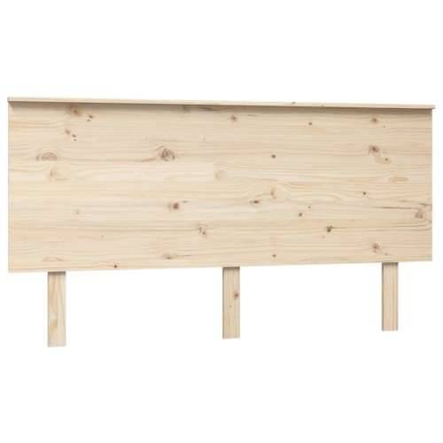 Uzglavlje za krevet 154 x 6 x 82,5 cm od masivne borovine Prirodna 154 x 82.5 cm 1 Cijena