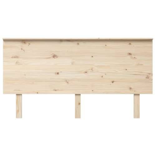 Uzglavlje za krevet 154 x 6 x 82,5 cm od masivne borovine Prirodna 154 x 82.5 cm 1 Cijena