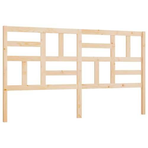 Uzglavlje za krevet 206 x 4 x 104 cm od masivne borovine - Prirodna 206 x 104 cm 1 Cijena