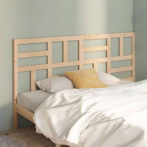 Uzglavlje za krevet 206 x 4 x 104 cm od masivne borovine - Prirodna 206 x 104 cm 1 Cijena