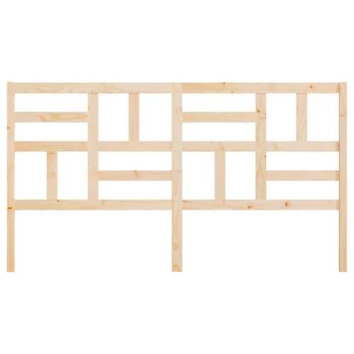 Uzglavlje za krevet 206 x 4 x 104 cm od masivne borovine - Prirodna 206 x 104 cm 1 Cijena