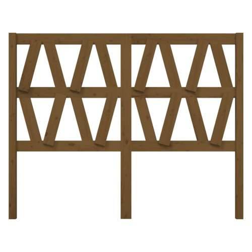 Uzglavlje za krevet boja meda 146 x 4 x 100 cm masivna borovina - boja meda 146 x 100 cm 1 Cijena
