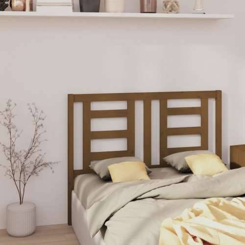 Uzglavlje za krevet boja meda 141 x 4 x 100 cm masivna borovina Cijena