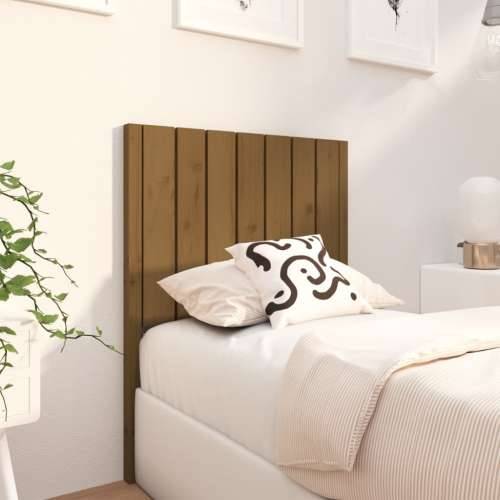 Uzglavlje za krevet boja meda 80,5x4x100 cm od masivne borovine Cijena