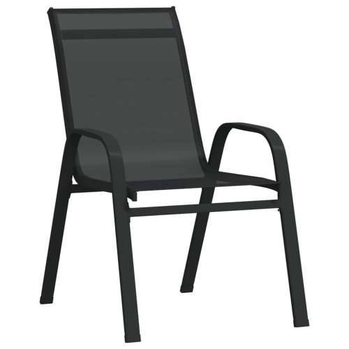Vrtna garnitura - 5-dijelni vrtni blagovaonski set crni - Crna Dužina stola 180 cm 4 Cijena