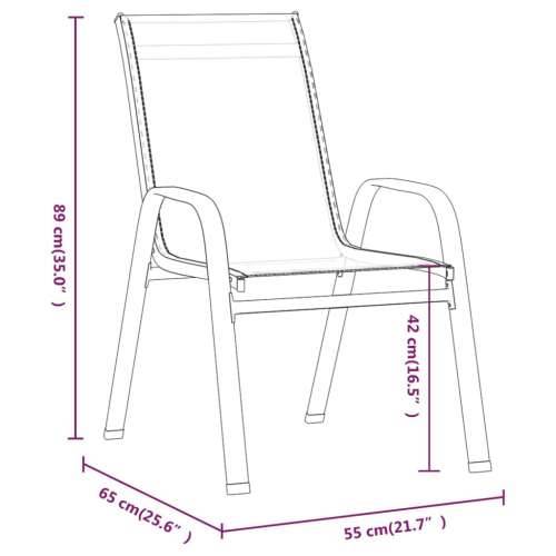 Vrtna garnitura - 5-dijelni vrtni blagovaonski set crni - Crna Dužina stola 180 cm 4 Cijena