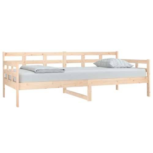Dnevni ležaj od masivne borovine 90 x 200 cm - Prirodna 90 x 200 cm Cijena