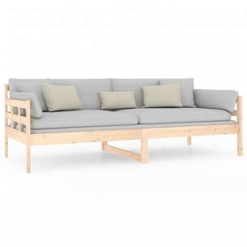 Dnevni ležaj od masivne borovine 90 x 200 cm - Prirodna 90 x 200 cm Cijena