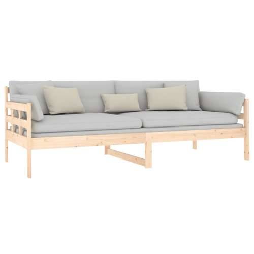 Dnevni ležaj od masivne borovine 90 x 200 cm - Prirodna 90 x 200 cm Cijena