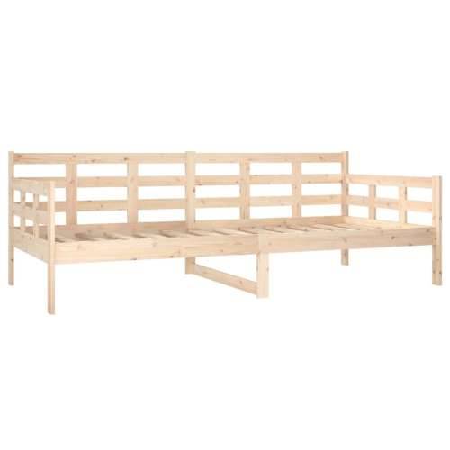 Dnevni ležaj od masivne borovine 90 x 200 cm - Prirodna 90 x 200 cm Cijena
