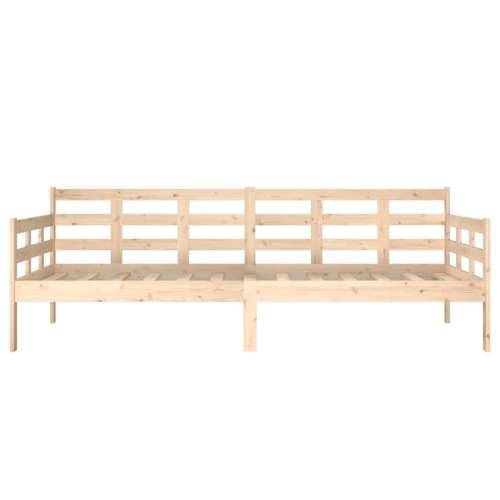 Dnevni ležaj od masivne borovine 90 x 200 cm - Prirodna 90 x 200 cm Cijena