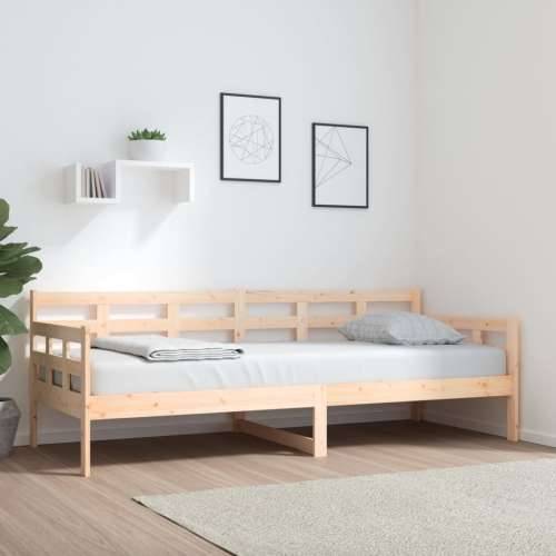 Dnevni ležaj od masivne borovine 80 x 200 cm - Prirodna 80 x 200 cm Cijena