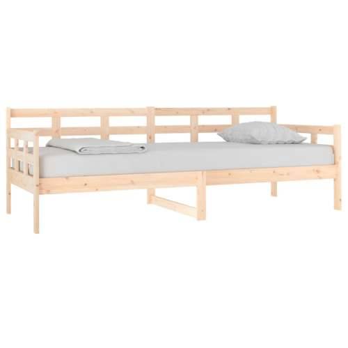 Dnevni ležaj od masivne borovine 80 x 200 cm - Prirodna 80 x 200 cm Cijena