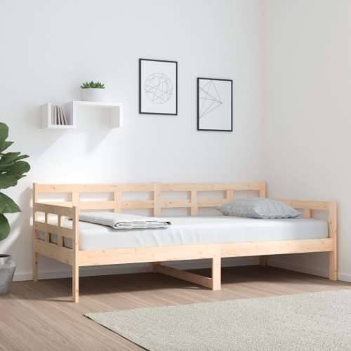 Dnevni ležaj od masivne borovine 90 x 190 cm - Prirodna 90 x 190 cm Cijena