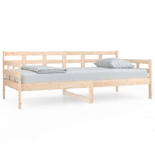 Dnevni ležaj od masivne borovine 90 x 190 cm - Prirodna 90 x 190 cm Cijena