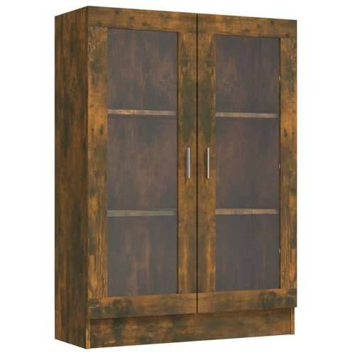 Vitrina boja dimljenog hrasta 82,5x30,5x115cm konstruirano drvo - Dimljeni hrast 1 115 cm Cijena