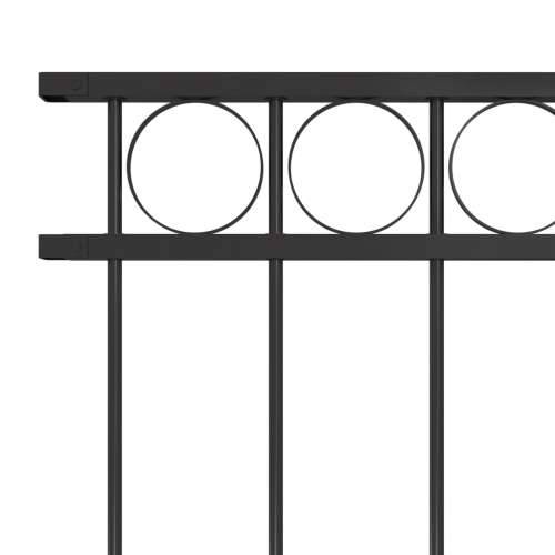 Panel za ogradu čelični 1,7 x 1,2 m crni - 1.7 x 1.2 m 1 Cijena