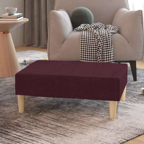 Oslonac za noge ljubičasti 78 x 56 x 32 cm od tkanine - Ljubičasta 1 Cijena