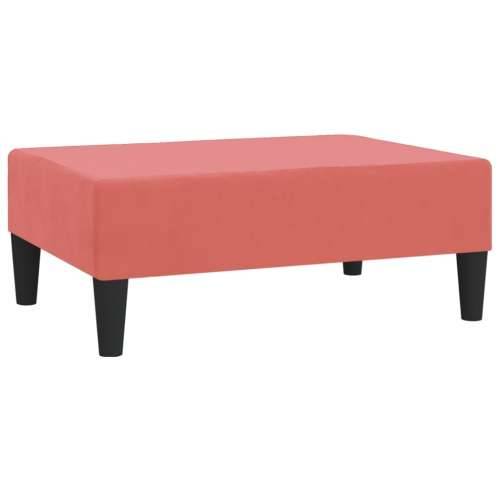Oslonac za noge ružičasti 78 x 56 x 32 cm baršunasti - Ružičasta 1 Cijena