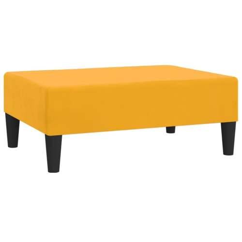 Oslonac za noge žuti 78 x 56 x 32 cm baršunasti - Žuta 1 Cijena