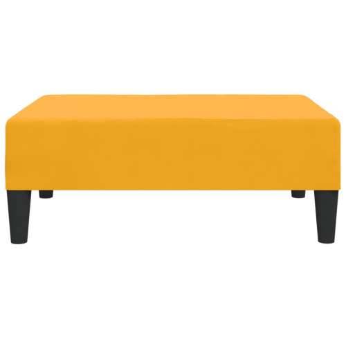Oslonac za noge žuti 78 x 56 x 32 cm baršunasti - Žuta 1 Cijena