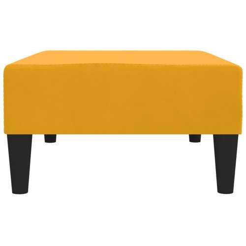 Oslonac za noge žuti 78 x 56 x 32 cm baršunasti - Žuta 1 Cijena