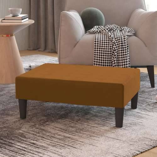 Oslonac za noge smeđi 78 x 56 x 32 cm baršunasti - Smeđa 1 Cijena
