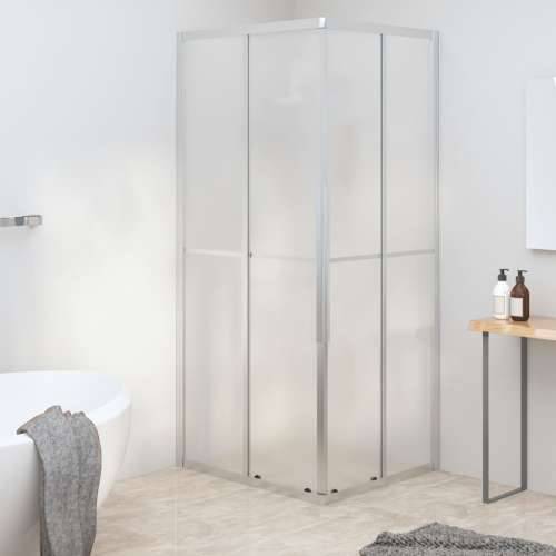 Tuš kabina matirana ESG 90 x 70 x 180 cm - Srebrno 90 x 70 x 180 cm Matirano Cijena