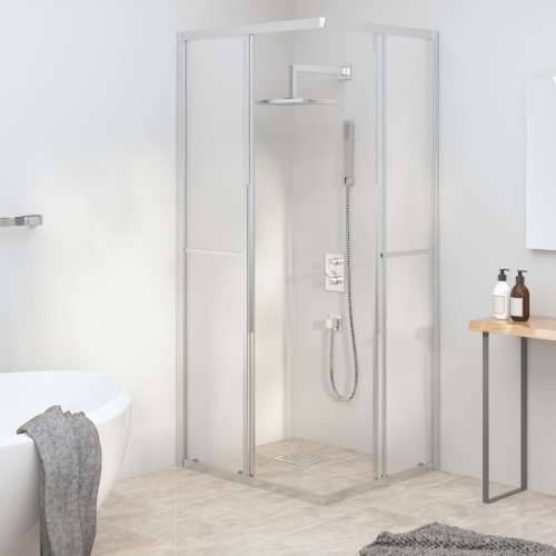 Tuš kabina matirana ESG 90 x 70 x 180 cm - Srebrno 90 x 70 x 180 cm Matirano Cijena