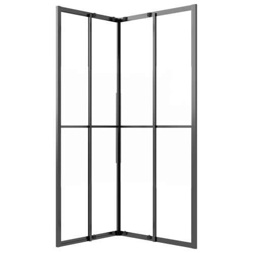 Tuš kabina polumatirana ESG 90 x 70 x 180 cm crna - 90 x 70 x 180 cm napola matirano Cijena