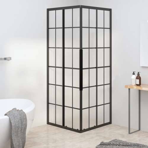 Tuš kabina matirana ESG 70 x 70 x 180 cm crna - 70 x 70 x 180 cm Matirano Cijena