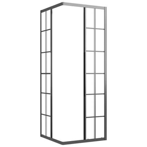 Tuš kabina matirana ESG 70 x 70 x 180 cm crna - 70 x 70 x 180 cm Matirano Cijena
