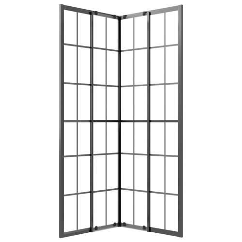 Tuš kabina matirana ESG 70 x 70 x 180 cm crna - 70 x 70 x 180 cm Matirano Cijena